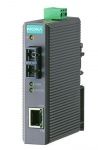MOXA Медиаконвертер Ethernet 10/100BaseTX в 100BaseFX (многомодовое оптоволокно) разъем SC (арт. IMC-21-M-SC) фото